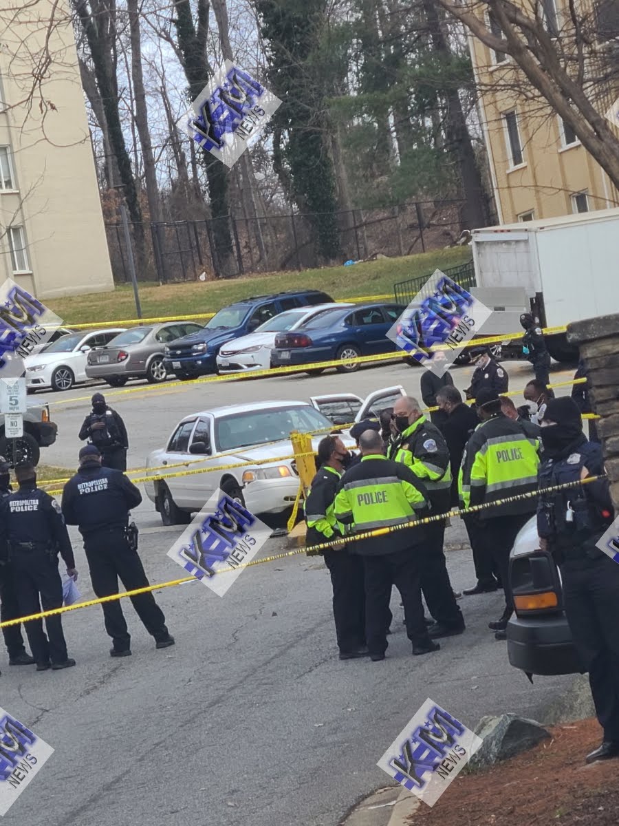 Second crime scene is at 29th and Erie Sts SE-DC (photos attached) where one of the suspect autos was crashed. 1 person had died from the shooting, 2 others are injured. 