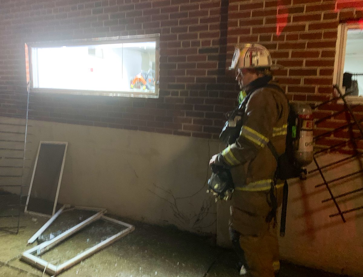 Working Fire 1800 block 28th Pl. SE. Fire involved basement apartment in occupied 3 story apartment building. Fire extinguished by DC firefighters. 1 resident assisted from building & others sheltered in place. 2 evaluated by EMS &amp; declined further treatment. 2 displaced