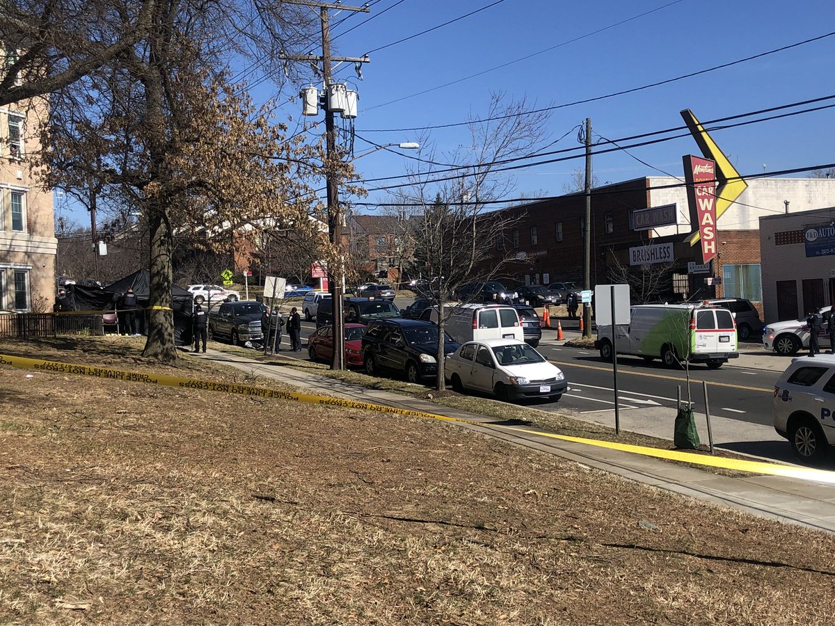 NE Fatal shooting: DC Police are on scene off the 2300 block of 18th St where a man was shot and killed this morning. We're told he had a young child with him, and an infant. It appears only the man was harmed. Look for updates on air and on the NBC Washington app