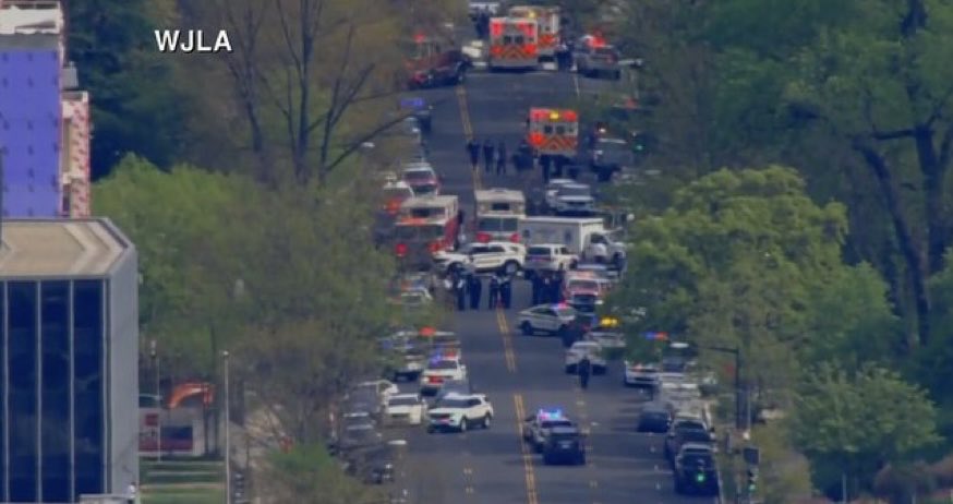 Washington DC : At least three men & one juvenile female have been injured after a gunman opened fire near a college. The 23 year-old suspect in shooting near Washington school found dead in an apartment close to the scene 