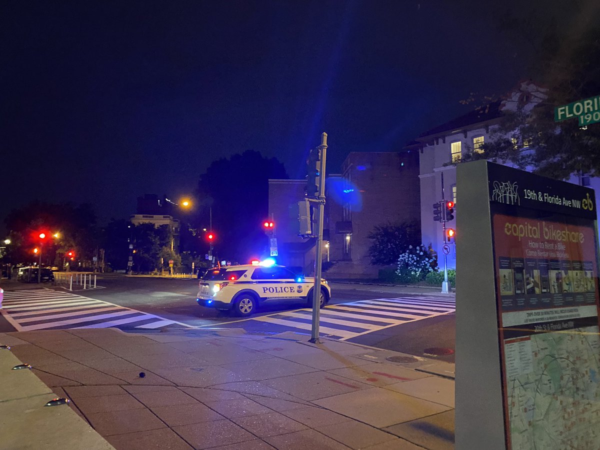 Fatal shooting: 1800 blk of Connecticut Ave NW- victim pronounced dead at the hospital, a 2nd victim has been listed in critical but stable condition. Scene is outside of the Assets Club on the corner of Florida Ave & Connecticut Ave NW