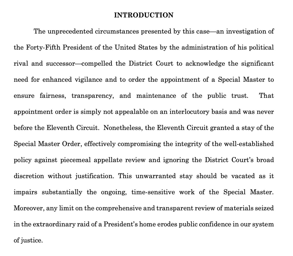 Donald Trump's lawyers have filed an emergency request asking the Supreme Court to intervene in the case over classified documents at Mar-a-Lago. Trump wants SCOTUS to vacate a Sept. 21 ruling by the 11th Circuit