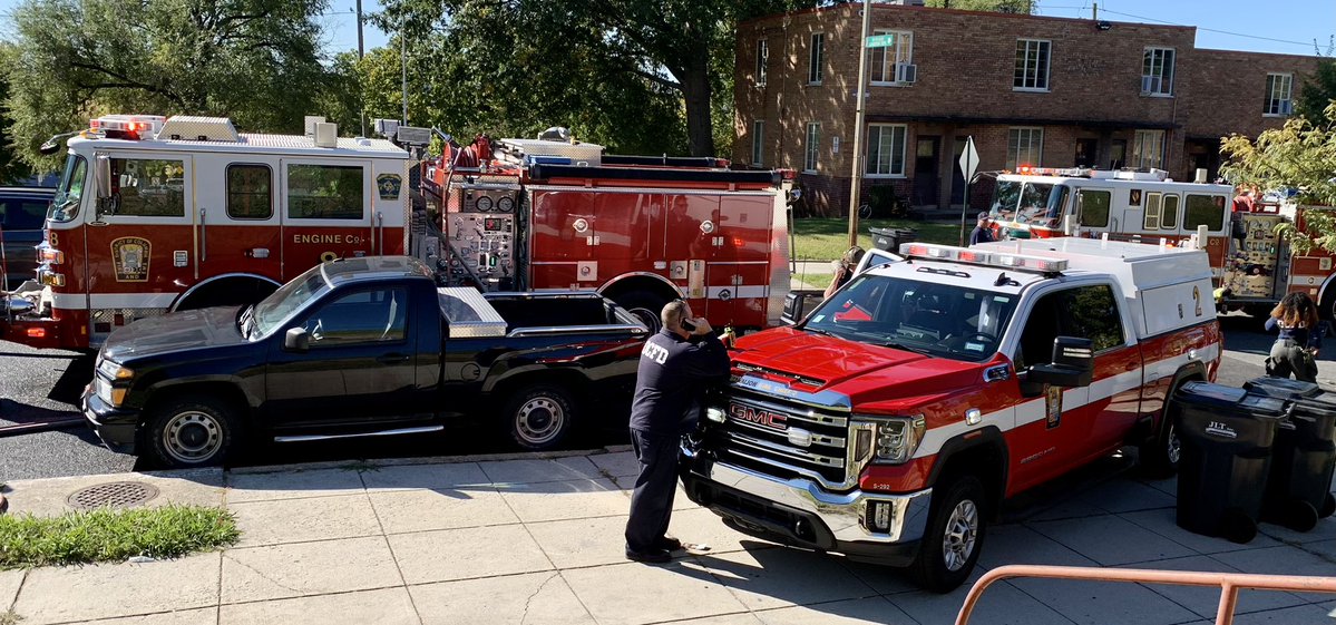 Working Fire 700 block Langston Terrace NE. Fire confined to 1st floor of 2 story untenanted row dwelling and is under control. No injuries. Fire investigators looking into cause. DC firefighters