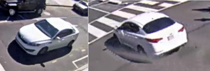 @DCPoliceDept has released photos of suspect vehicles in yesterday's shootings that left 3 teens and 1 man injured.  They say the white one was used in the Otis St. shooting and the dark car on Columbia Rd.