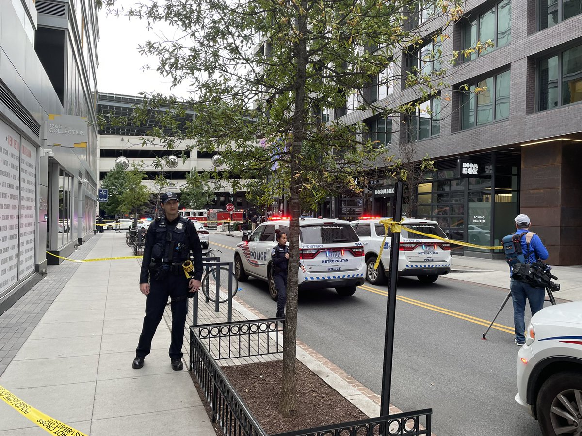 Investigation underway outside of Nats Park after a shooting on Van Street and N Street. This happened before 1 PM outside restaurants and bars