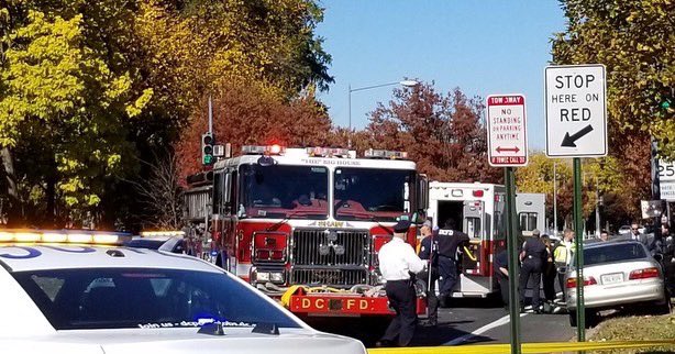 Shooting scene at NJ Ave. and N St.