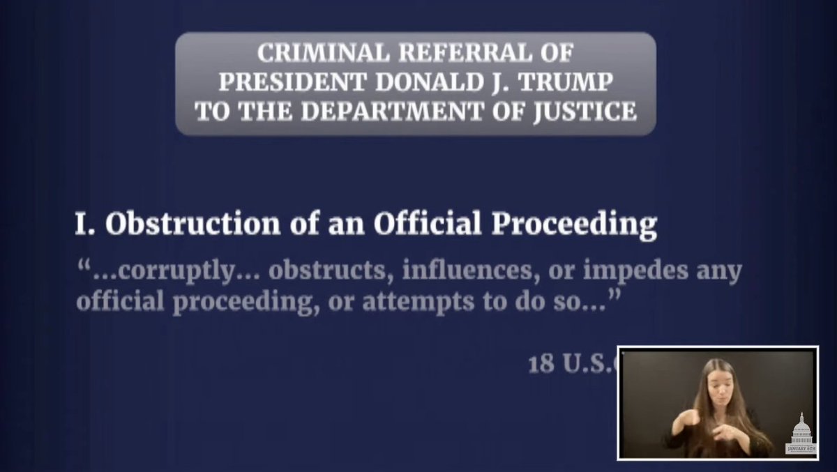 .@RepRaskin announces criminal referrals of Trump for: - obstruction of an official proceeding - conspiracy to defraud the United States  - conspiracy to make a false statement - incite, assist or aid or comfort an insurrection