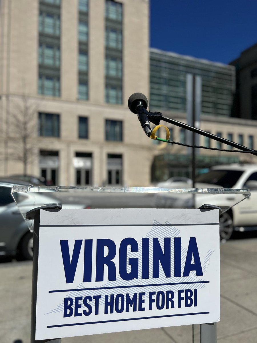 GSA HQ on E St in downtown DC where VIRGINIA leaders are making their final pitch on landing the future FBI Headquarters. 