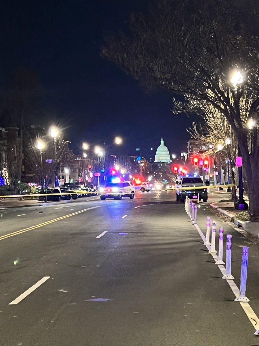 Pedestrian struck on the 1200 block of New Jersey Ave NW at 9:48pm. The victim is an adult male. He was transported to the hospital and is unconscious but breathing. Major crash has been called
