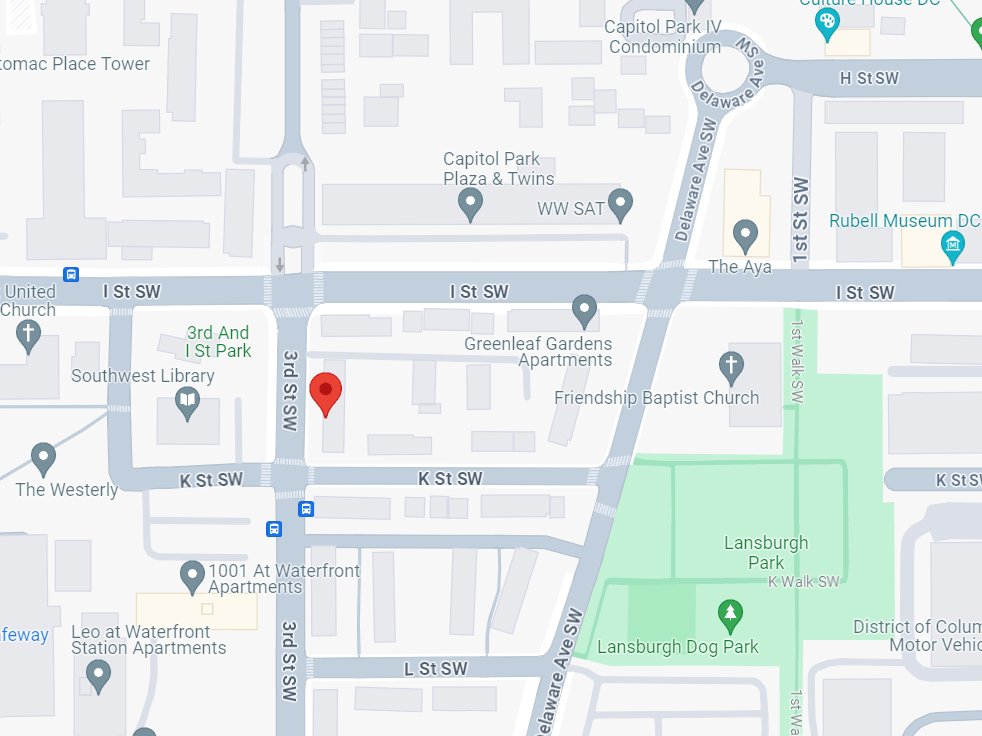 ANOTHER SHOTS-FIRED INCIDENT-- Greenleaf Gardens area, 3rd St/K St/Delaware Ave SW DC. About an hour ago gunfire was reported; so far police found about 10 casings but nobody injured