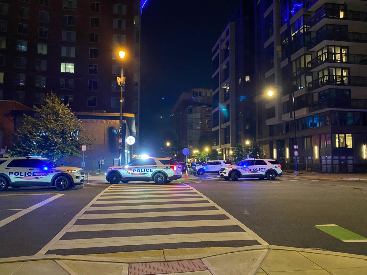 Male shot in Navy Yard on the Unit block of I St SE at 10:52pm. Lookout for a juvenile black male, wearing dark hooded sweatshirt with grey pants