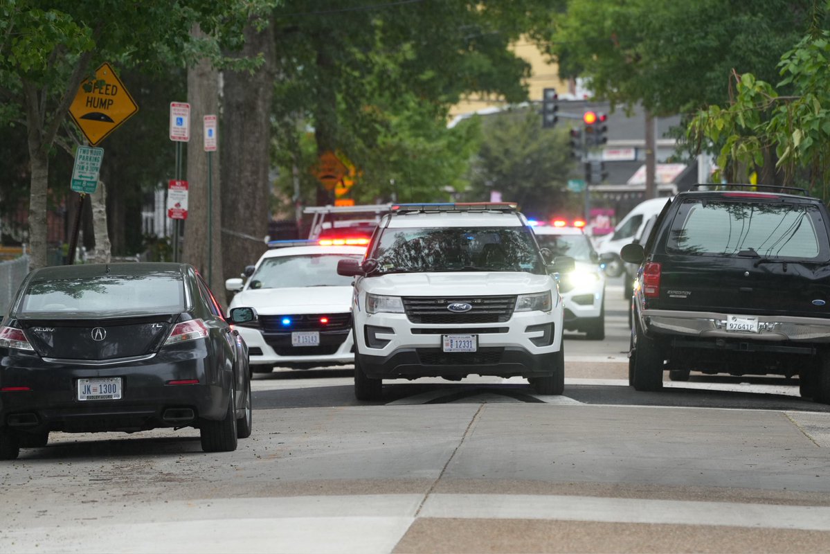 DC Police officer struck by a vehicle at MLK and Malcom X in SE. Police still searching for suspect who abandoned car nearby