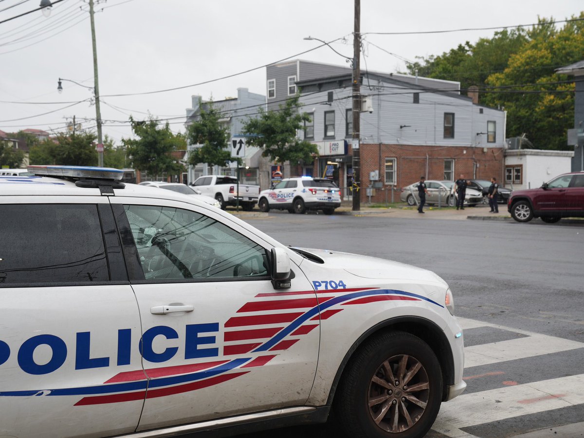 DC Police officer struck by a vehicle at MLK and Malcom X in SE. Police still searching for suspect who abandoned car nearby