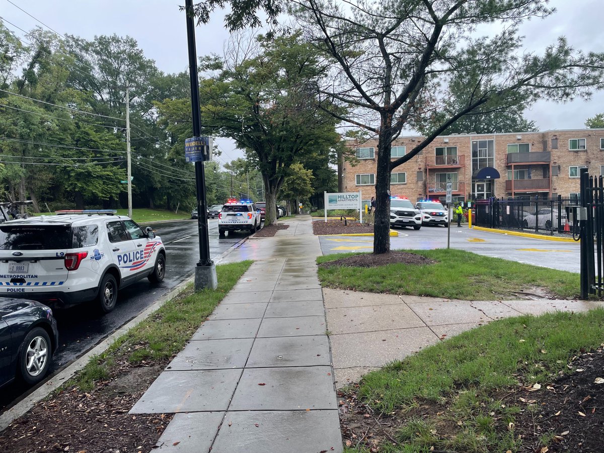 Woman shot on the 900 block of Eastern Ave NE at 1:03pm. She was pronounced dead on the scene. Lookout is for a Black Mitsubishi Highlander with front end damage, VA tags, L/S headed towards PG county