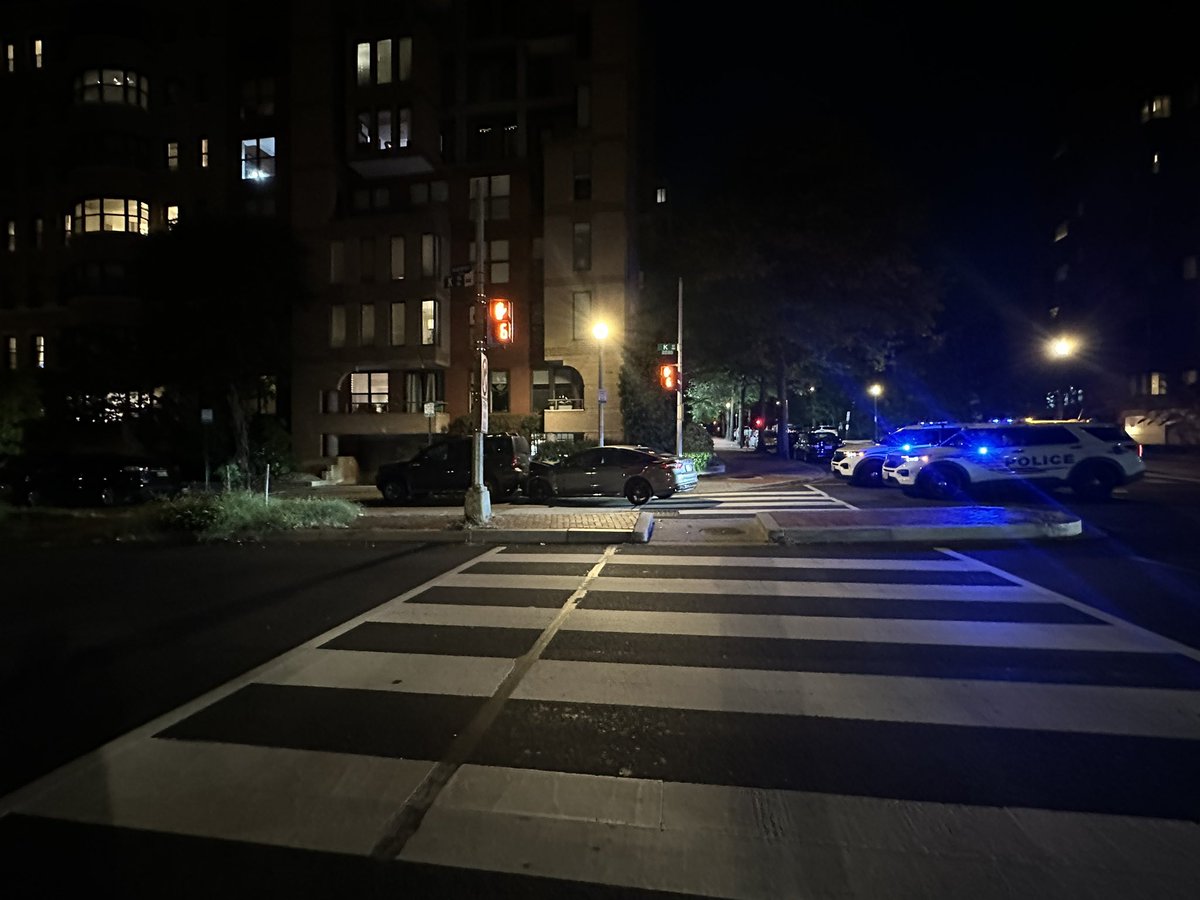 CRASH/BAILOUT IN NW DC: K Street & 25th Street Northwest— police & EMS arrived to the crash scene to find out the driver had already fled the scene. The parked car suffered heavy rear-end damage