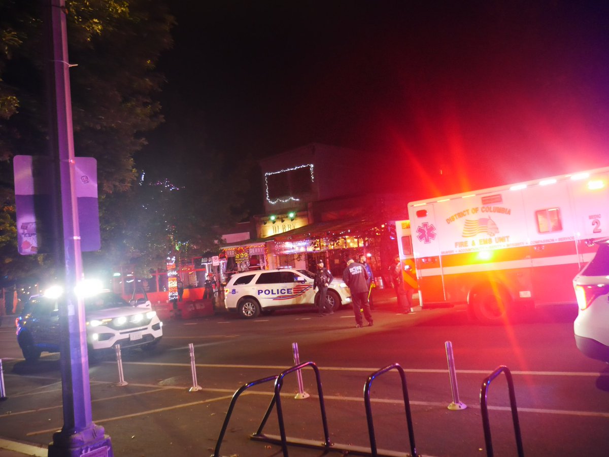 SHOOTING OUTSIDE OF RED DERBY: 14th Street & Quincy Street NW in PetworthDC— victim shot & taken to a trauma center. Shooting occurred outside, directly next to the Red Derby bar