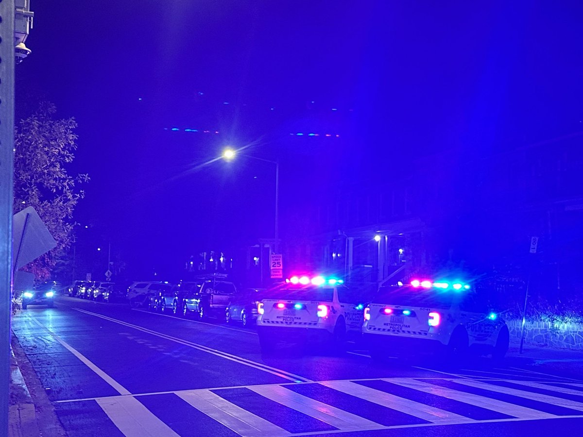 DC Police have a young male detained at 1200 West Virginia Ave NE (right next to Gallaudet University) with at least 5 MPD cruisers on scene. 