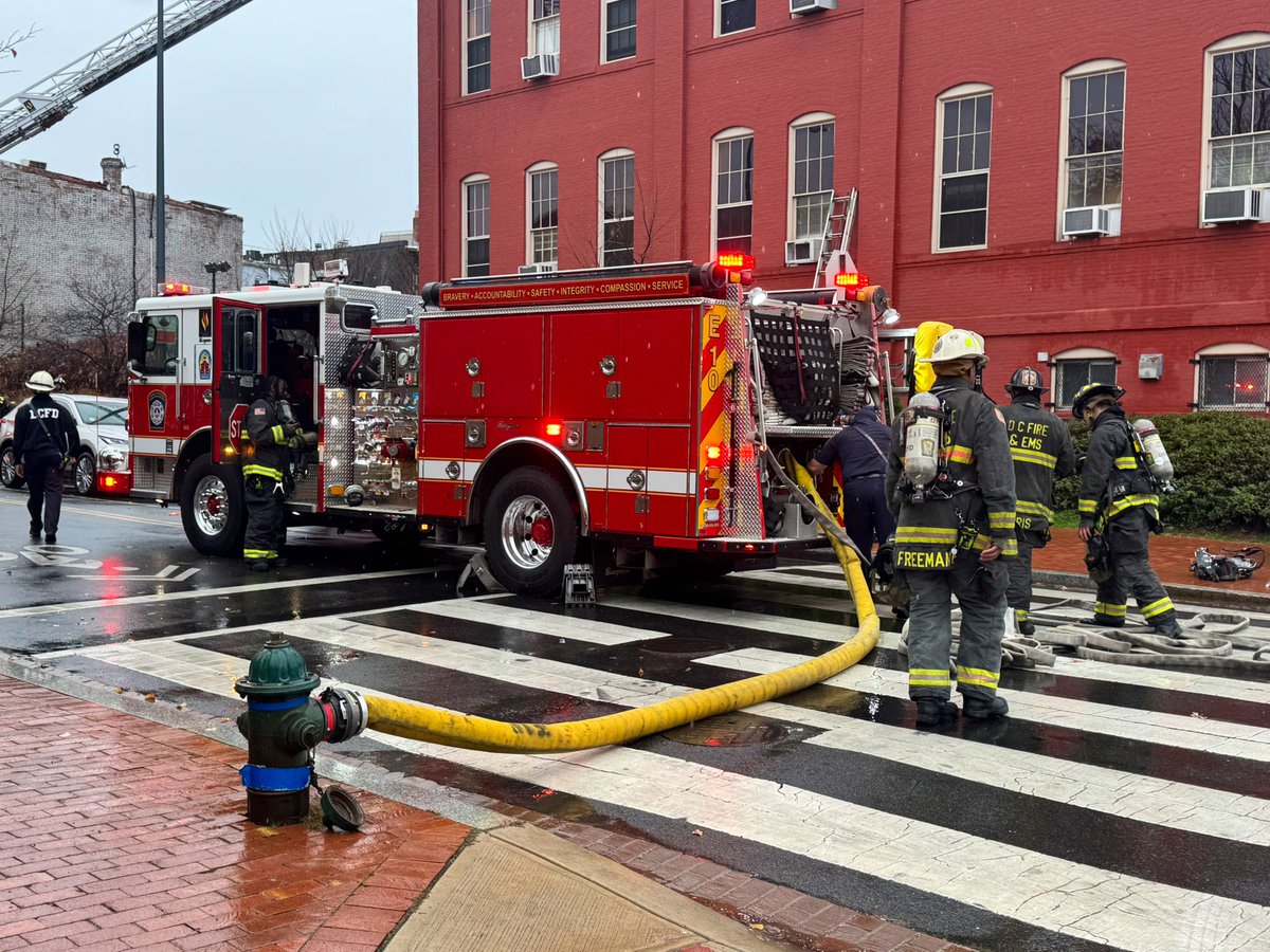 Box Alarm 600 block 10th St NE. Basement kitchen fire extinguished. No extension above in 3 story structure. 1 civilian being transported for evaluation. Air Unit requested. Incident under control. No displacements. DC firefighters