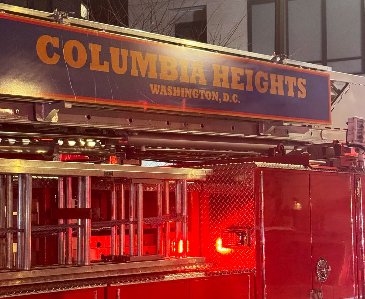 Box Alarm 3100 block 16th St NW. Firefighters rescued an adult male victim from fire apartment. Victim transported critical life threatening  injuries. Fire contained by sprinkler and extinguished by firefighters. Fire under control. Investigators on scene. DC firefighters