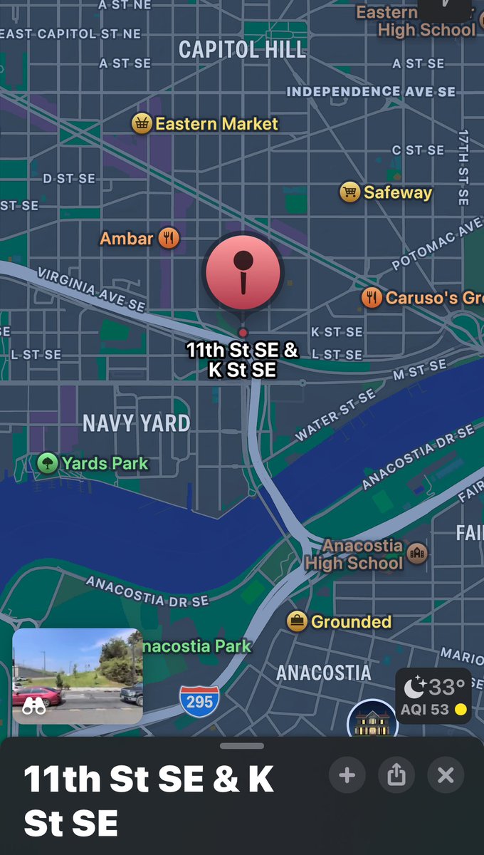 ARMED CARJACKING NEAR DC’s NAVY YARD: 11th & K Street SE in Capitol Hill DC— two persons carjacked the victim at gunpoint. (unknown make/model of the car stolen) Police also have a gun recovered at 8th St & E St SE near Barracks Row, unsure if related