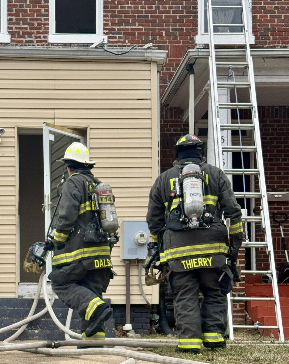 Fire 6600 block Ga. Ave NW. Fire basement 2 story semi-detached occupied dwelling. Fire contained to basement & under control. 1 firefighter evaluated by EMS & has returned to unit. Fire investigators on scene. Displacements are anticipated. DC firefighters