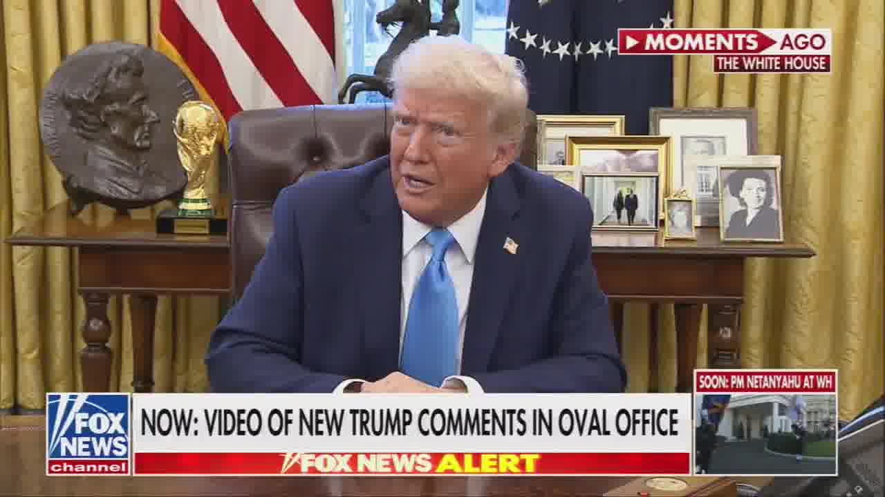 Trump: Elon Musk has done a great job. Look at all the fraud he has found in this USAID. It is a disaster, radical left lunatics. They have things that no one would even believe. The whole thing with 100 million spent on you know what. I'd like to see what the kickbacks are