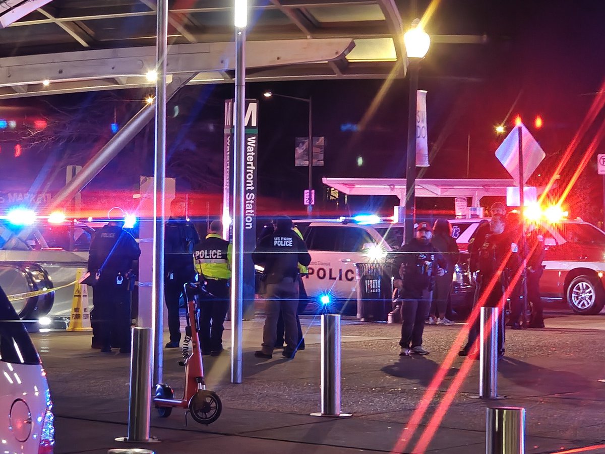 300 block of M Street SW in Southwest Waterfront DC— the female victim was last reported still conscious. Metro Transit Police are still trying to piece together what exactly transpired 