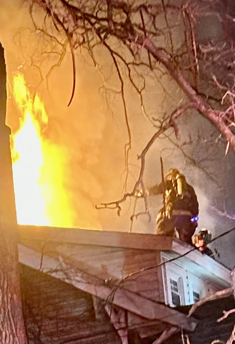 Working Fire on 24th St NE. DC firefighters