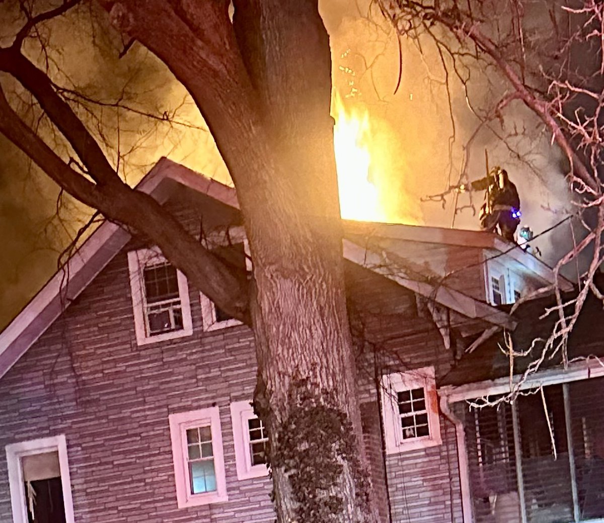 Working Fire on 24th St NE. DC firefighters