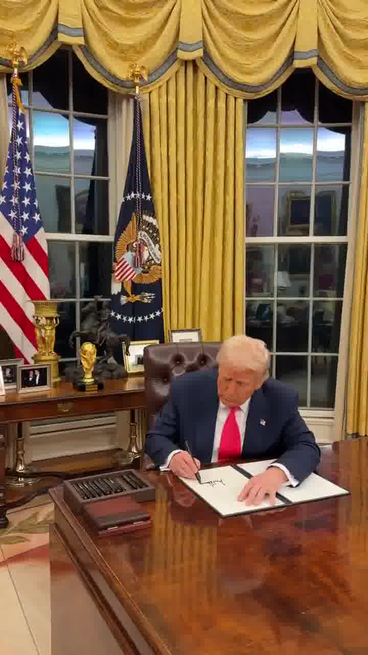 President Trump signs executive order officially creating a Bitcoin Strategic Reserve