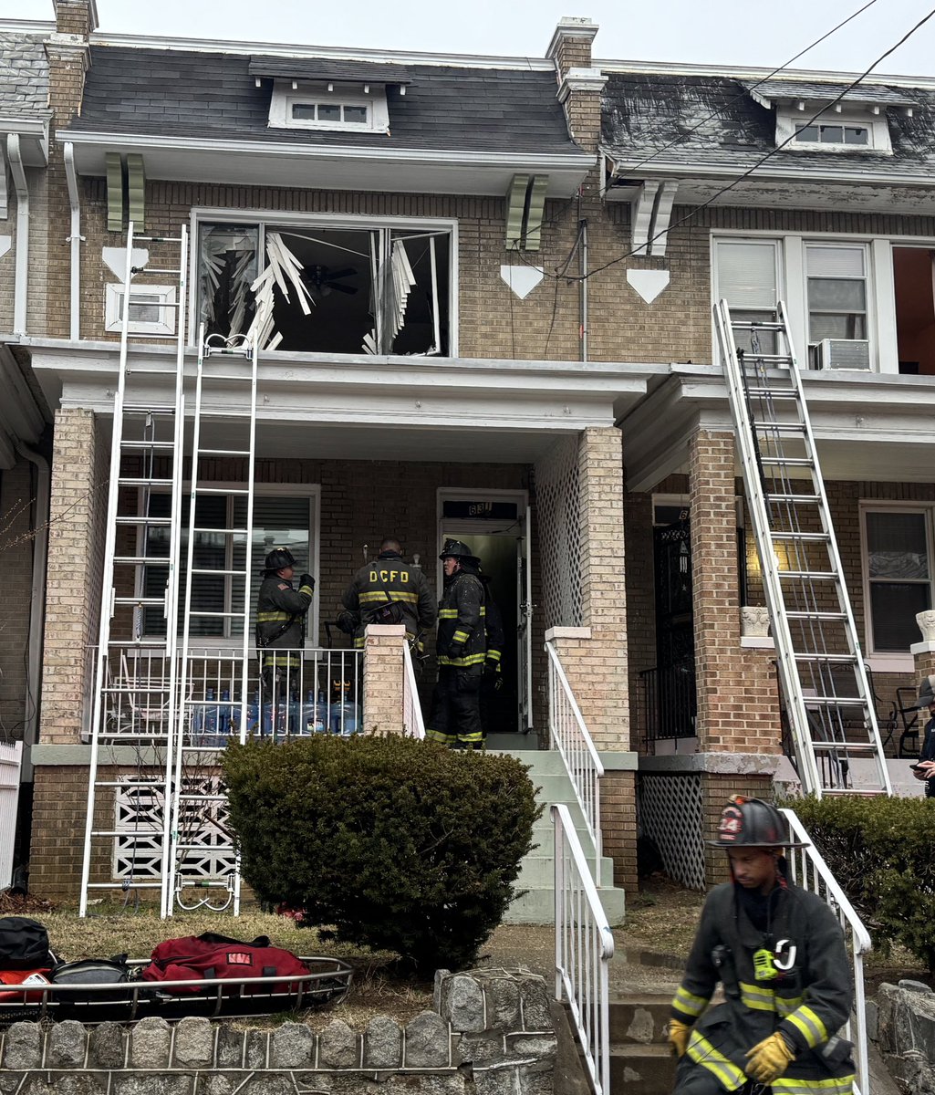 Box Alarm 600 block Emerson St NW. Fire actually on 2nd floor &  confined there with no further extension. Additional truck & air unit requested. Fire under control with no injuries. Request @RedCrossNCGC for 1 displacement. Fire investigators on scene. DC firefighters