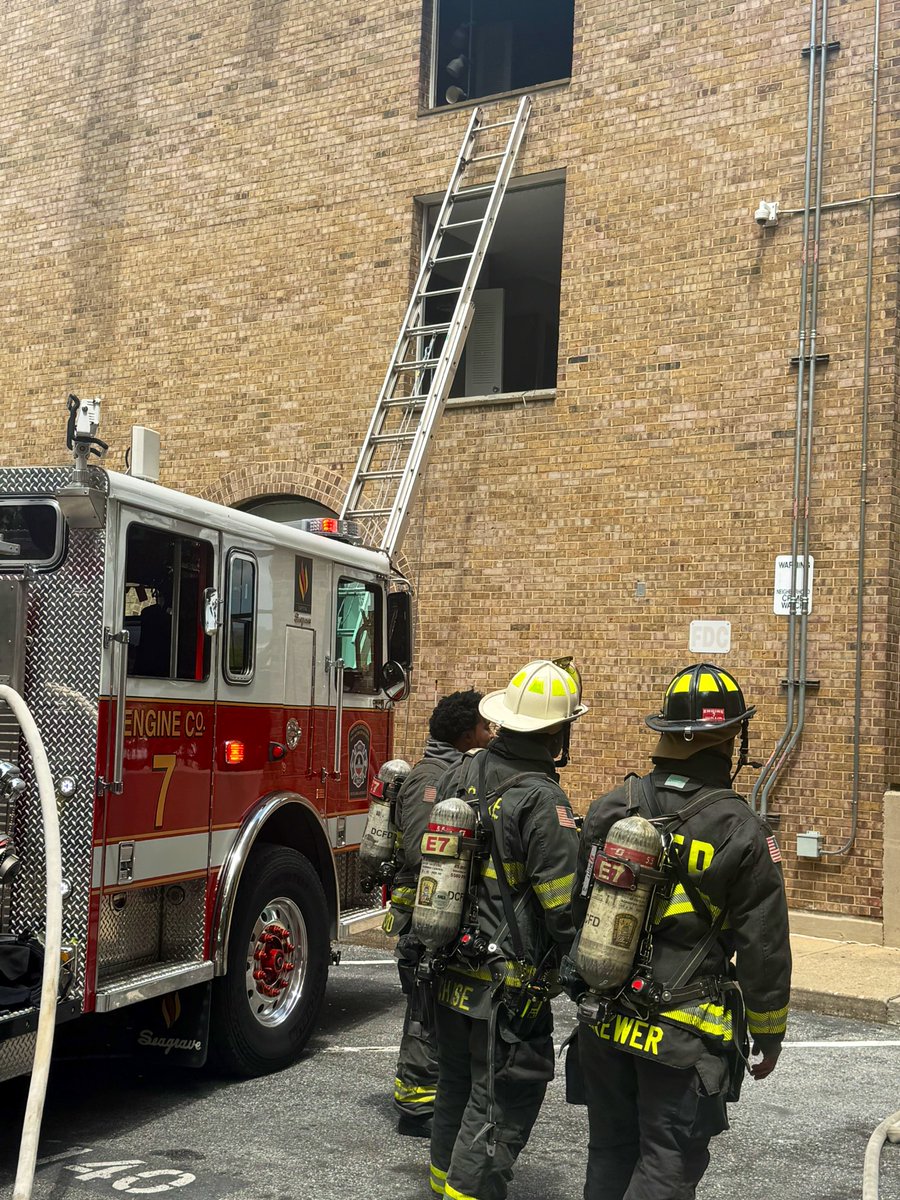 Box Alarm 1400 block 4th St South-West Had fire 2nd floor 3 story end of row occupied structure. Fire is under control. No injuries reported. Checking on number of displacements. Additional truck, air unit and  requested. DC firefighters