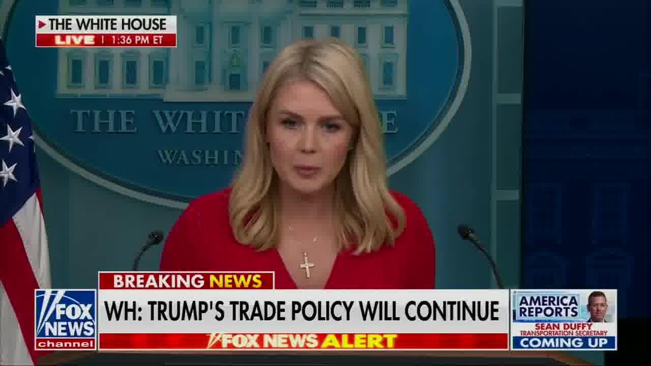 Leavitt confirms that Trump met with Powell today and encouraged him to lower interest rates