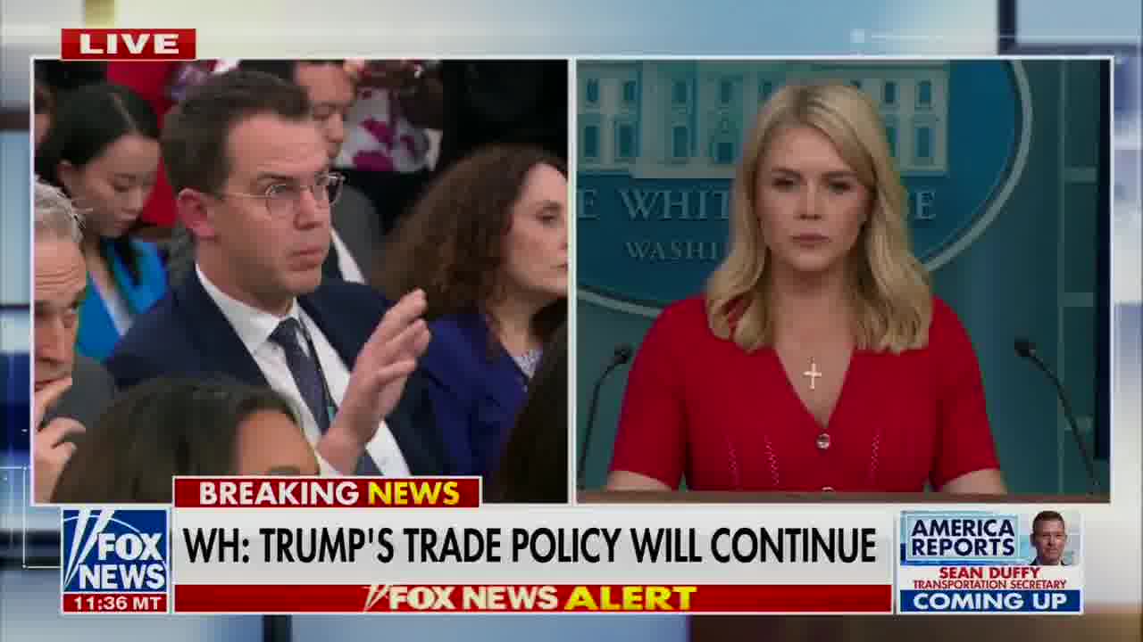 Leavitt confirms that Trump met with Powell today and encouraged him to lower interest rates