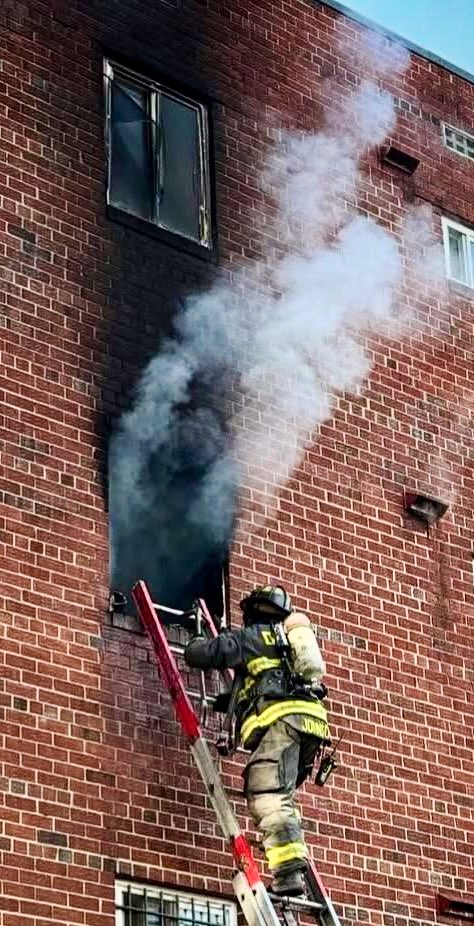Firefighting operations at the Working Fire that took place on May 27th in the 1900 block of 16th St SE. DC firefighters