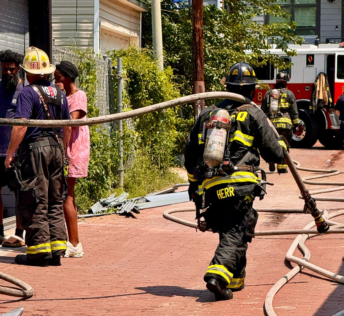 Box Alarm 1000 block 16th St NE. Car fire rear extended both floors 2 story apartment building & some damage exterior adjacent structure. Fire under control with no injuries. Additional truck, Air Unit & investigators requested. 