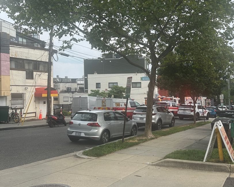 2300 blk 37th St NW. Manhunt in progress for the shooter