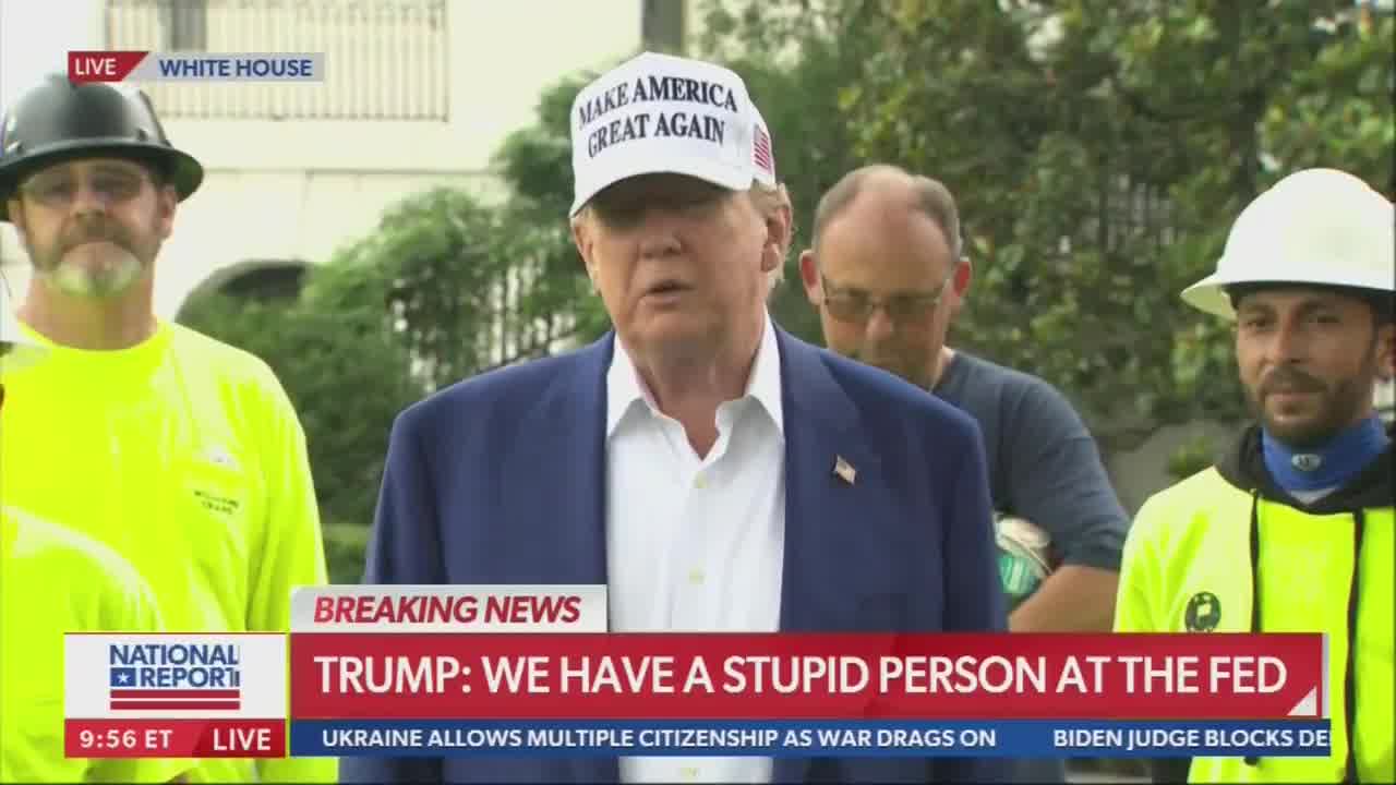 Trump: Maybe I should go to the Fed. Am I allowed to appoint myself? Am I allowed to appoint myself at the Fed? I'd do a much better job.