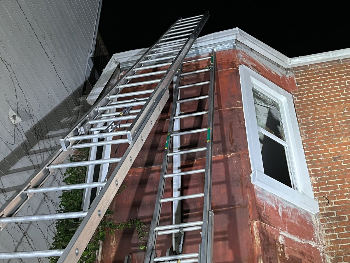 Unit Block (0-99) of 15th St NE - No extension to adjacent row homes. Four adults and one child displaced being assisted by @DCMOCRS and @RedCrossNCGC. Units going through firefighter rehabilitation and decontamination and going in service soon