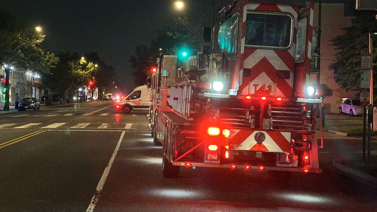 this has now been ruled a barricade. DC Fire & EMS also on scene now