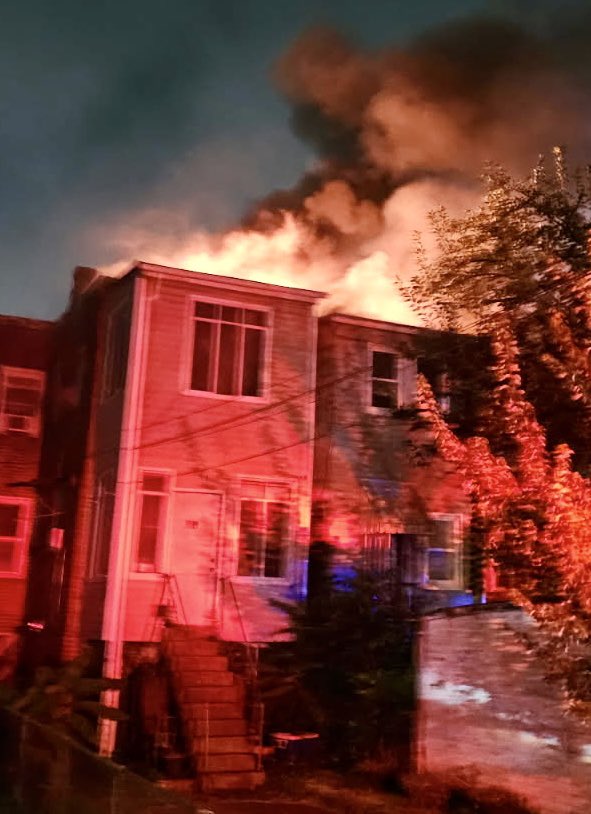Fire 1500 block 19th St SE. DC firefighters