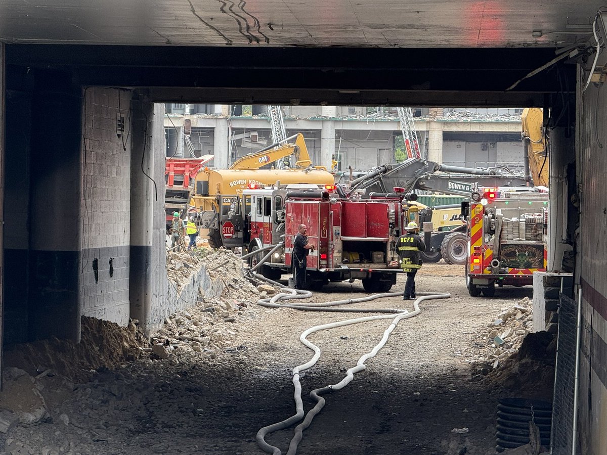 Box Alarm: RFK Stadium (currently under demolition) - 2400 Block of East Capitol Street NE - Small debris fire on the 400 level of the stadium. All fire extinguished with no injuries. DC firefighters