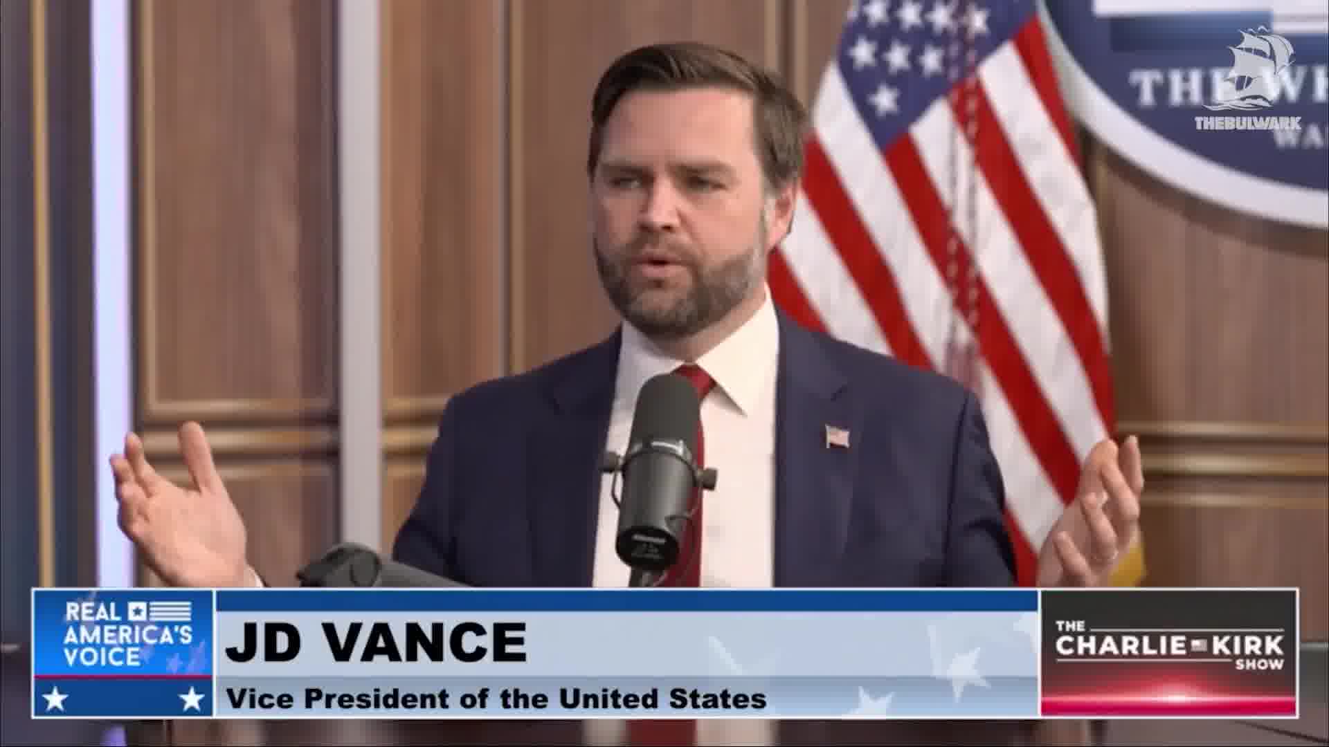 Vance on public outrage over the I love Hitler group chat: Grow up. Focus on the real issues. Don't focus on what kids say in group chats. The reality is that kids do stupid things, especially young boys — they tell edgy, offensive jokes. That's what kids do.