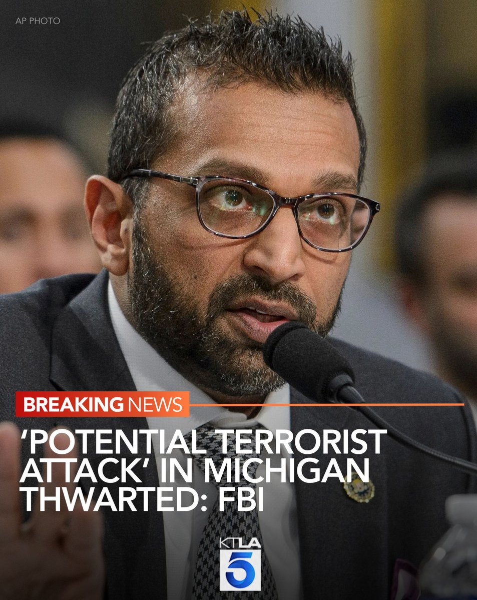 Multiple people have been accused of planning a “potential terrorist attack” in Michigan over the Halloween weekend, FBI director Kash Patel announced.