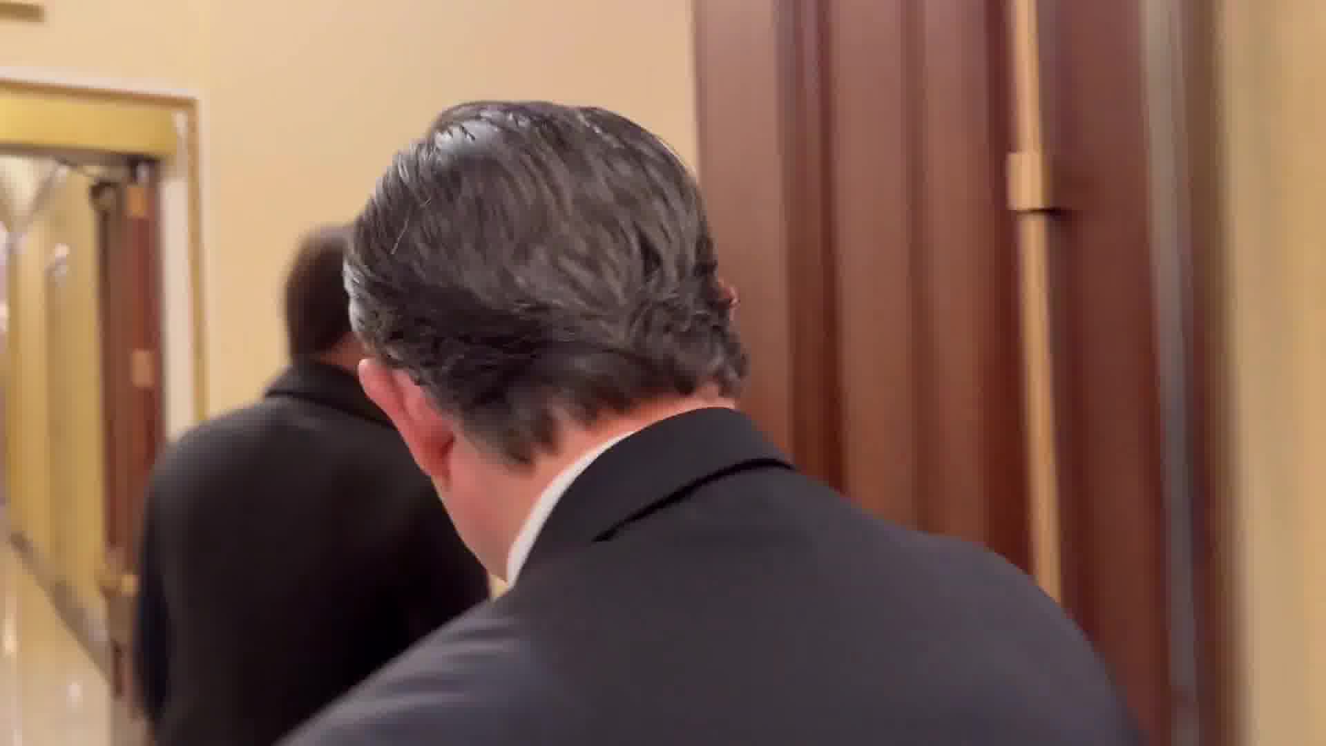 While leaving the State Dinner tonight at the White House, House Speaker Mike Johnson said he was “deeply disappointed” in the Senate’s decision to unanimously pass the bill calling for the release of the Epstein Files without the amendments he suggested earlier today alongside other House Republicans