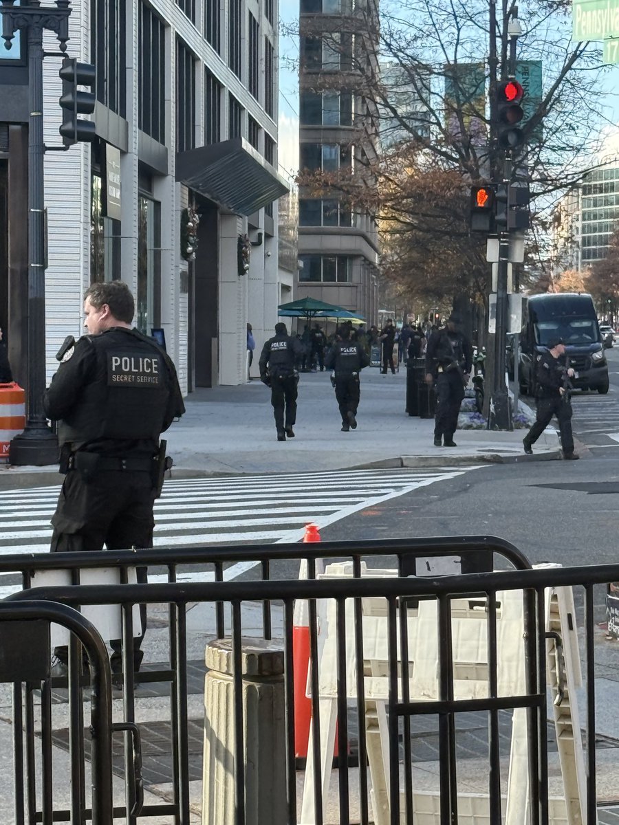 US Park Police’s EAGLE-2 helicopter has launched from the National Mall to fly one of the gunshot victims via medevac from the shooting scene 17th Street and I Street NW in downtown Washington DC.