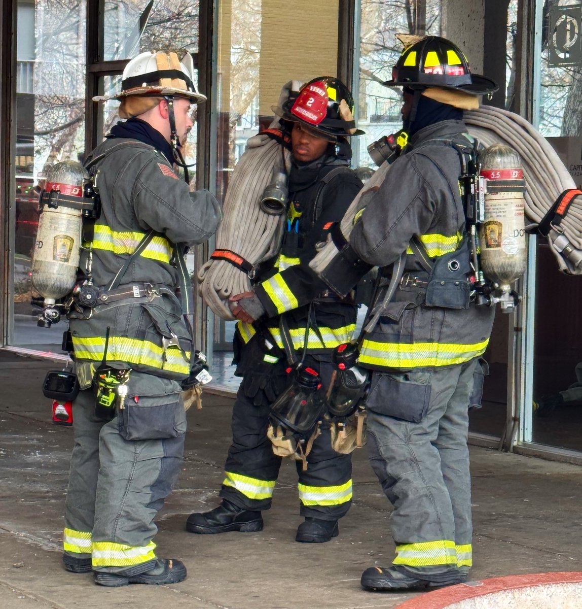 Box Alarm 200 block I St South-West Had fire 2nd floor apartment. Fire extinguished. No reported injuries. Removing smoke. Additional truck and air unit requested. DC firefighters