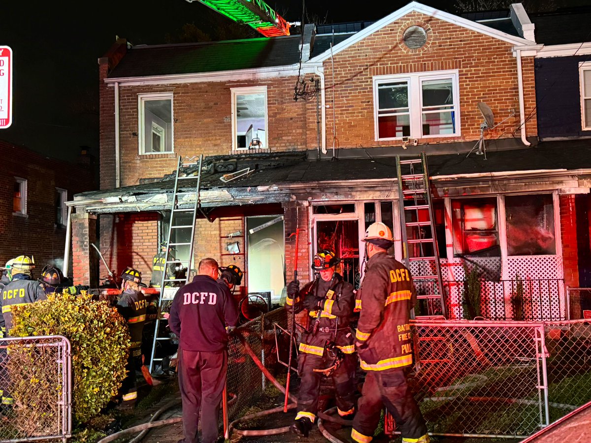 Working Fire 1700 block 40th St SE. Fire under control with no injuries. Request @RedCrossNCGC for 2 adults and 2 children displaced. Fire investigators on scene. DC firefighters