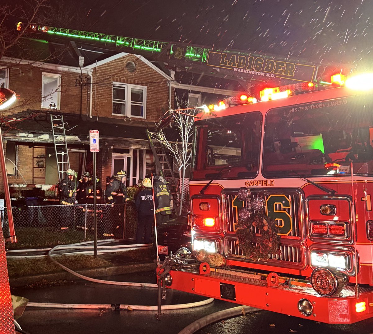 Working Fire 1700 block 40th St SE. Fire under control with no injuries. Request @RedCrossNCGC for 2 adults and 2 children displaced. Fire investigators on scene. DC firefighters