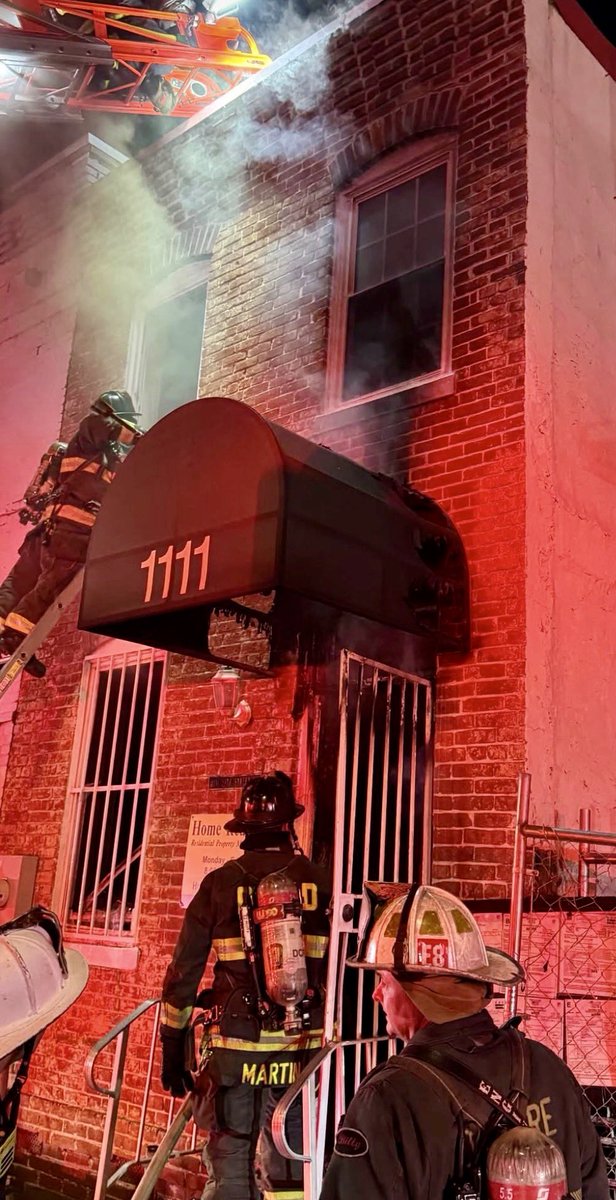 1100 block of 10th St SE. Fire involved front door and door frame with minimal smoke conditions inside the structure quickly extinguished by DC firefighters